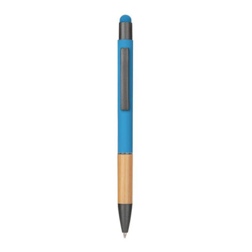 AYTOS - Metal Stylus Pen with Bamboo Grip - Blue