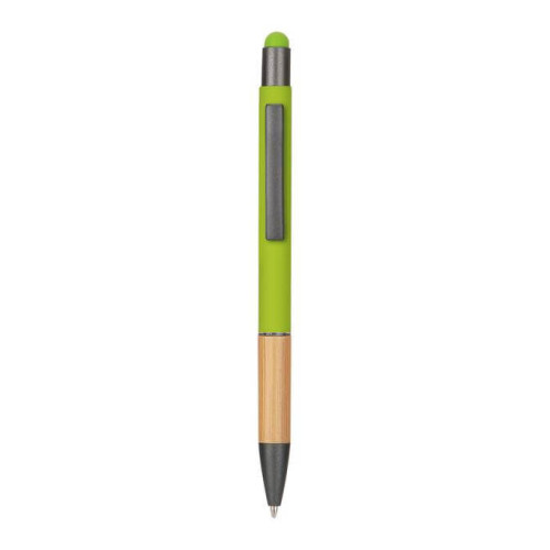 AYTOS - Metal Stylus Pen with Bamboo Grip - Green