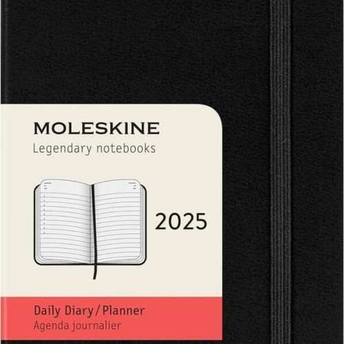 Moleskine 2025 Daily 12M Planner - Hard Cover - Large