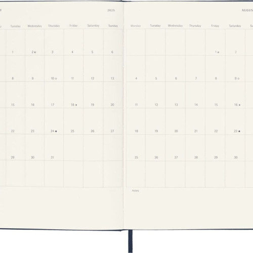 Moleskine 2025 Daily 12M Planner - Hard Cover - Large