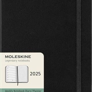 Moleskine 2025 Weekly 12M Planner - Soft Cover - Large