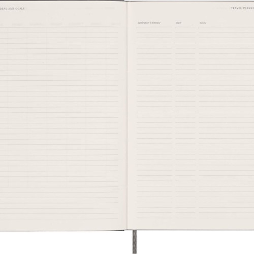 Moleskine Undated 12 Month Weekly Planner - Hard Cover - Large