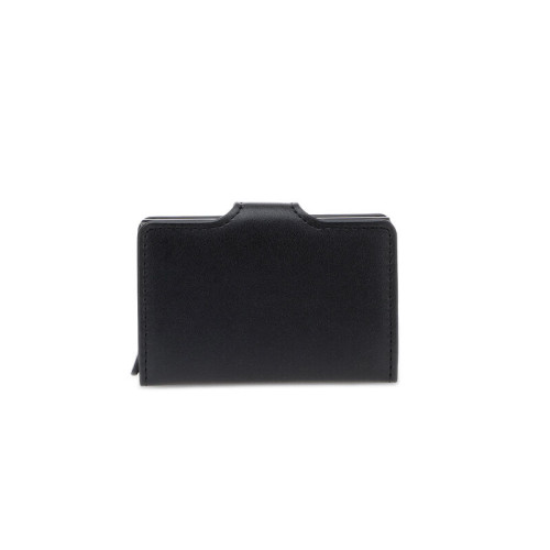 FLORINA - RFID PU Slim Cardholder Wallet - Black