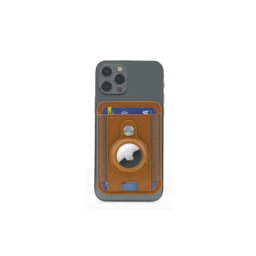 MARZ - Santhome® Magnetic Phone Cardholder with Santhome Tag Pocket - Tan