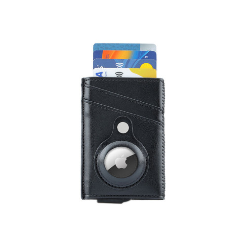 TROMSI - Santhome® PU Card Holder with Santhome Tag pocket - Black