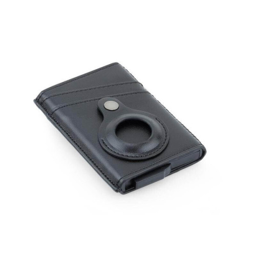 TROMSI - Santhome® PU Card Holder with Santhome Tag pocket - Black