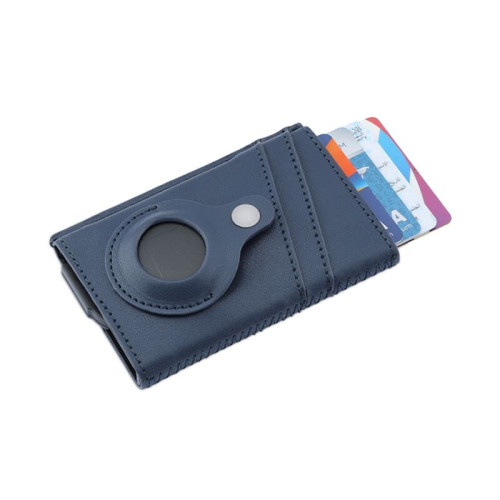 TROMSI - Santhome® PU Card Holder with Santhome Tag pocket - Navy Blue