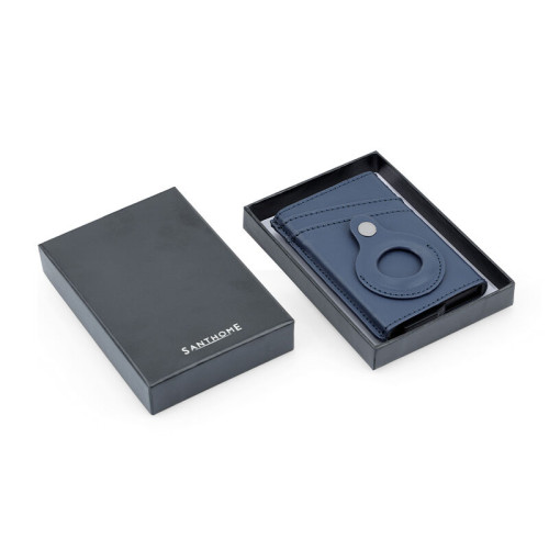 TROMSI - Santhome® PU Card Holder with Santhome Tag pocket - Navy Blue