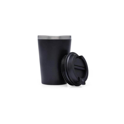MOSS - Giftology Steel/PP Double Wall Tumbler - 350ml - Black