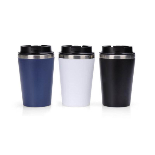 MOSS - Giftology Steel/PP Double Wall Tumbler - 350ml - Black