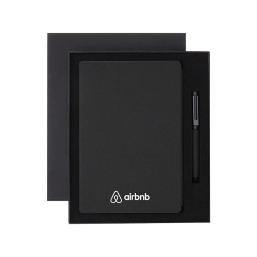 CHANGE ZERO Sustainable Gift Set with Refillable Notebook & Pen - Black