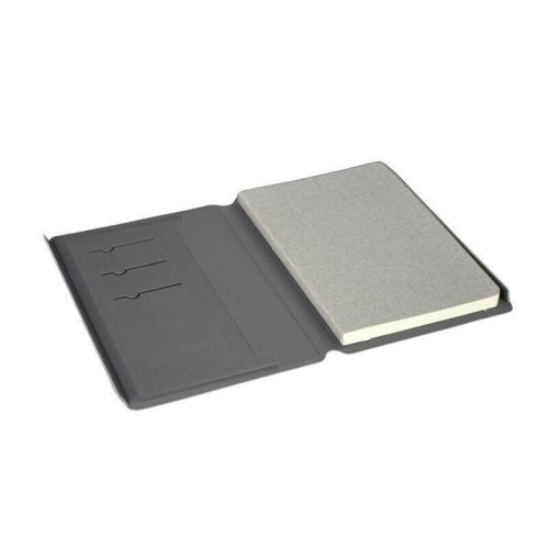 CHANGE ZERO Sustainable Gift Set with Refillable Notebook, Pen & Cardholder - Grey