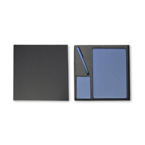 CHANGE ZERO Sustainable Gift Set with Refillable Notebook, Pen & Cardholder - Navy