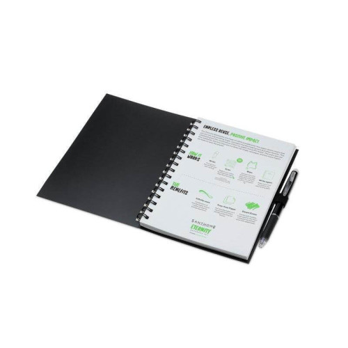 Santhome® Eternity - The Reusable Notebook & Pen Set - Black