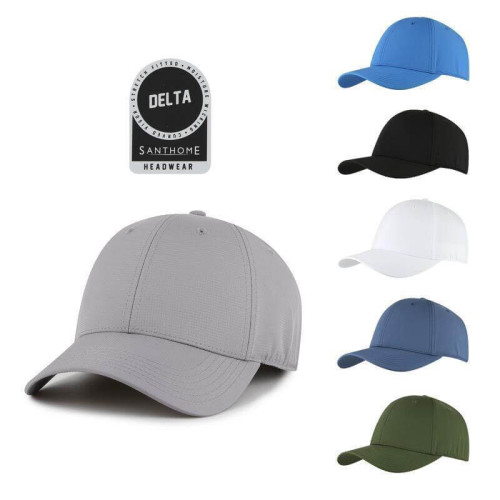 DELTA - Santhome® DryNCool® Performance Stretch-Fitted Cap - Marine Blue
