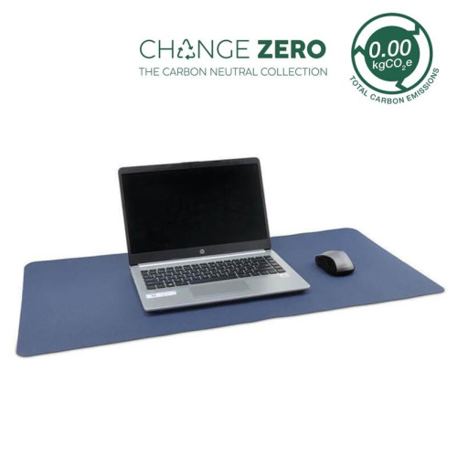 ZILE - CHANGE ZERO Recycled PU Desk Pad - Navy Blue