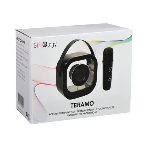 TERAMO - Portable Karaoke Speaker Set with Wireless Microphone