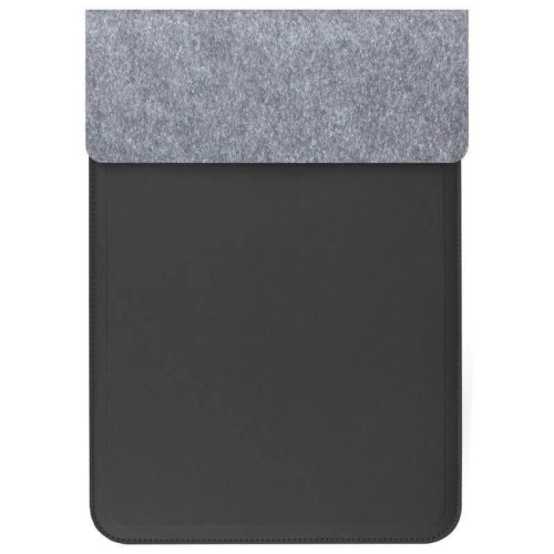 CAMDEN - Giftology 14" Felt Laptop Sleeve With 15W Magnetic Charger - Black