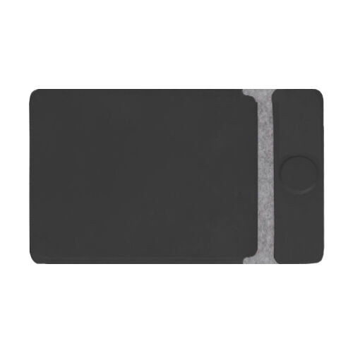 CAMDEN - Giftology 14" Felt Laptop Sleeve With 15W Magnetic Charger - Black
