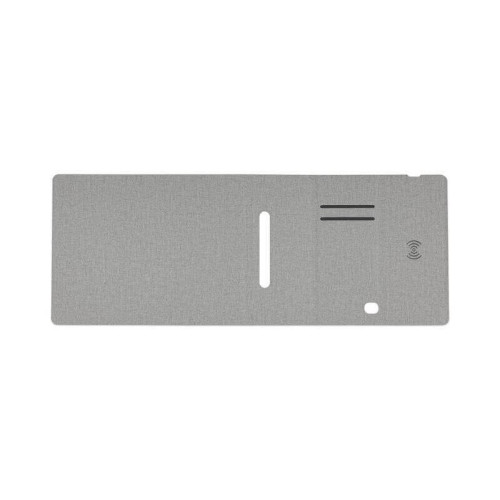 BLACE - CHANGE ZERO Recycled PU 15W Wireless Mousepad & Desk Organizer - Grey
