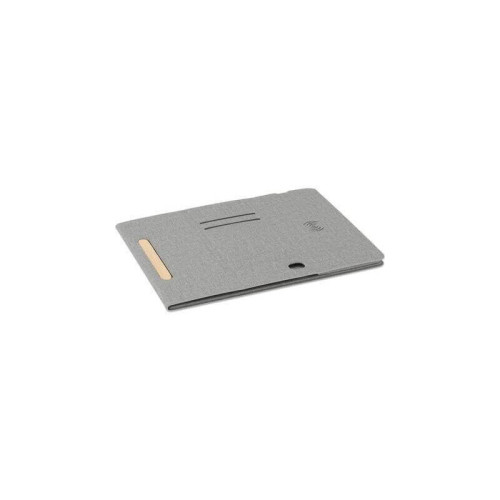 BLACE - CHANGE ZERO Recycled PU 15W Wireless Mousepad & Desk Organizer - Grey