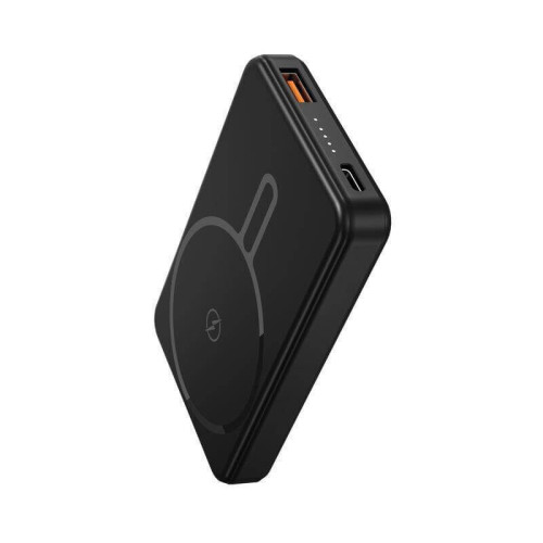 TARRENZ - Giftology 5000 mAh Magnetic Wireless Powerbank - Black