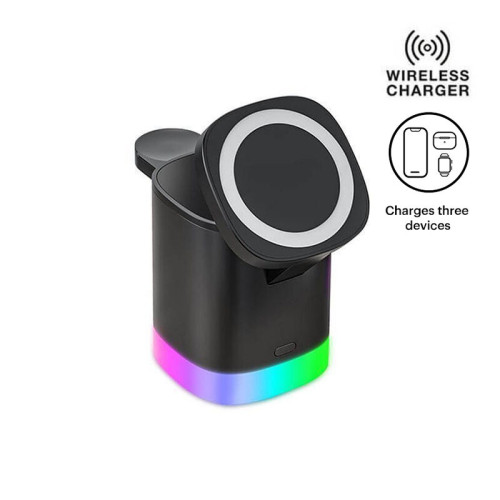 SIRAN - Giftology Mag 3-In-1 Compact Wireless Charger