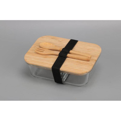 CORNETO - Hans Larsen Glass Lunch Box with Bamboo Cutlery