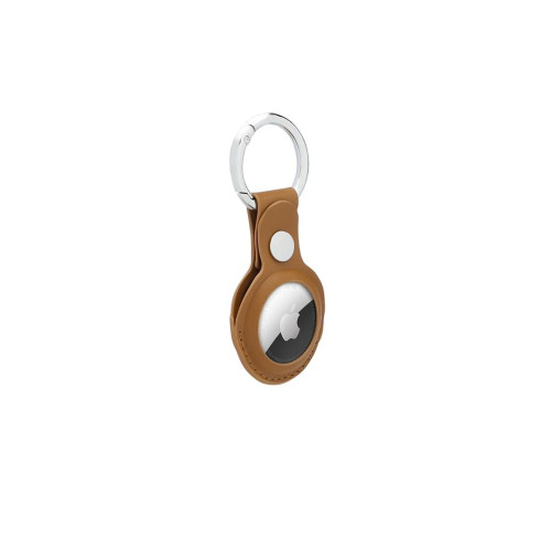LEEVI - Santhome® PU Keychain with Santhome Tag pocket - Tan