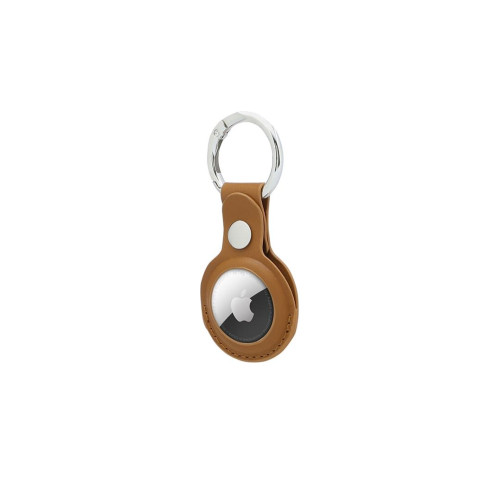 LEEVI - Santhome® PU Keychain with Santhome Tag pocket - Tan
