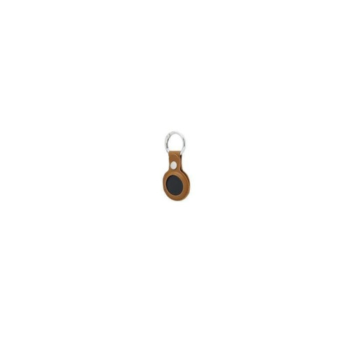 LEEVI - Santhome® PU Keychain with Santhome Tag pocket - Tan