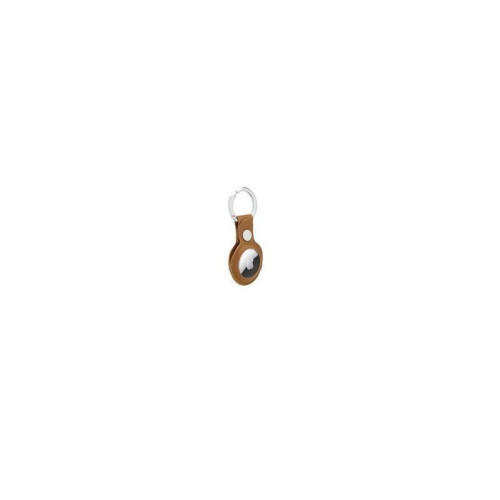LEEVI - Santhome® PU Keychain with Santhome Tag pocket - Tan