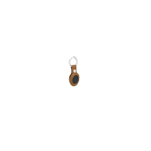 LEEVI - Santhome® PU Keychain with Santhome Tag pocket - Tan
