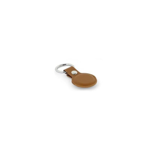 LEEVI - Santhome® PU Keychain with Santhome Tag pocket - Tan