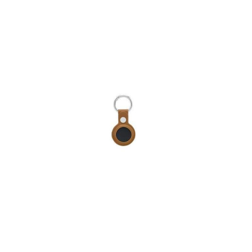 LEEVI - Santhome® PU Keychain with Santhome Tag pocket - Tan