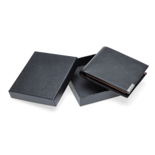 NIORT - Men's Billfold PU wallet with flip pocket
