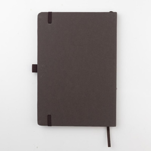 ABULA - eco-neutral® A5 Hard Cover Notebook & Pen Set - Coffee Paper