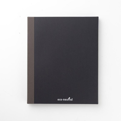 ABULA - eco-neutral® A5 Hard Cover Notebook & Pen Set - Coffee Paper