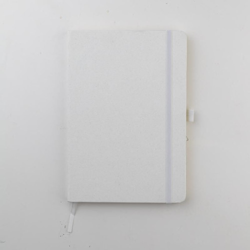 ABULA - eco-neutral® A5 Hard Cover Notebook & Pen Set - Corn Paper