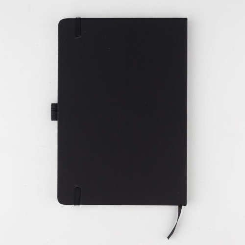 JURSI - Giftology A5 PU Notebook with Pen Loop - Black
