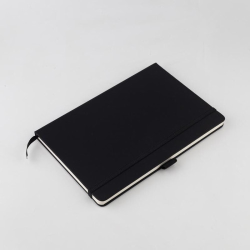 JURSI - Giftology A5 PU Notebook with Pen Loop - Black