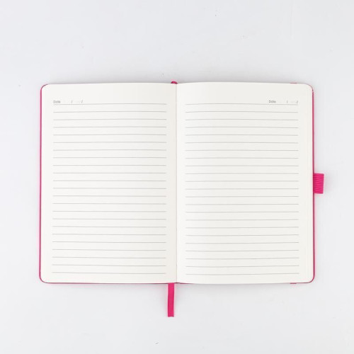 JURSI - Giftology A5 PU Notebook with Pen Loop - Pink
