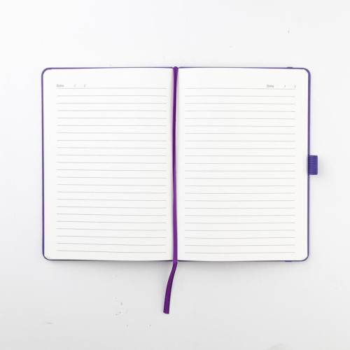 JURSI - Giftology A5 PU Notebook with Pen Loop - Violet