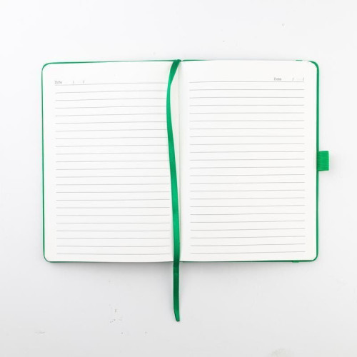 JURSI - Giftology A5 PU Notebook with Pen Loop - Green