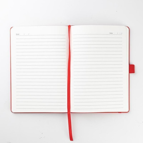 JURSI - Giftology A5 PU Notebook with Pen Loop - Red
