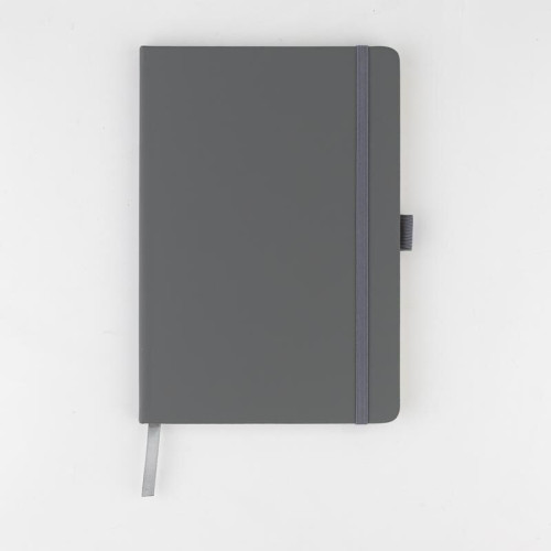 JURSI - Giftology A5 PU Notebook with Pen Loop - Grey