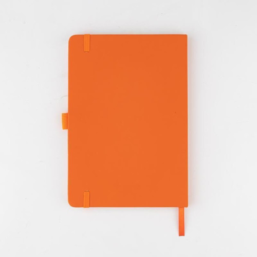 JURSI - Giftology A5 PU Notebook with Pen Loop - Orange