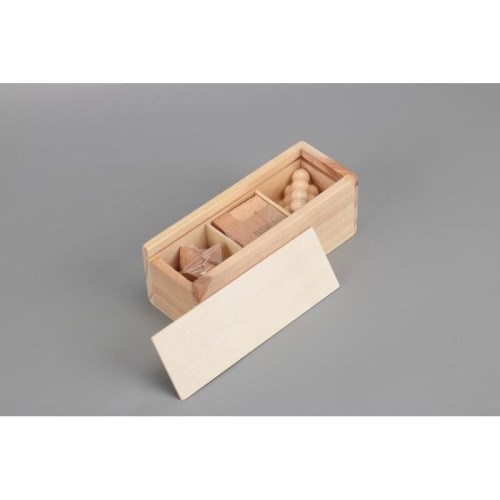 BRENNA - eco-neutral 3 pcs Brain Teaser Puzzle Set
