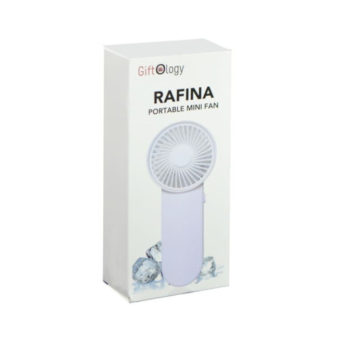 RAFINA - Portable Desk/Hand Fan (Battery operated) - White