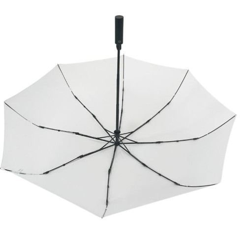 URBINO - Santhome RPET Auto-Open 23" Umbrella with SPF50 UV Protection - White